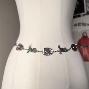 Western Silver Waist Chain